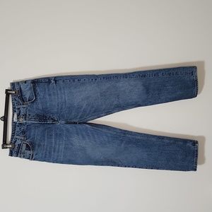 Zara High Waist Straight Jeans
